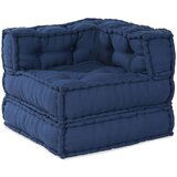  Modularni pouf - Set od 4 u indigo tkanini | shoptok.hr