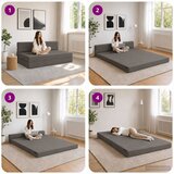 SOFA na razvlačenje Tamnosiva 152 x 86,5 x 60 cm Tkanina | Eponuda.ba