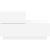  Noćni ormarić s LED svjetlima bijeli 70 x 36 x 40,5 cm | Eponuda.com