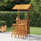  3-dijelni vrtni barski set od masivnog bagremovog drva | shoptok.hr