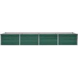  Vrtna sadilica od pocinčanog čelika 320 x 80 x 45 cm zelena | shoptok.hr