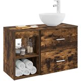  Set namještaja za kupaonicu 2 pcs Dimljeni hrast | shoptok.hr
