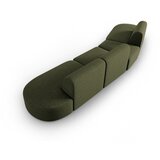 Milo Casa Zelena sedežna garnitura iz šenilje levi kot 428 cm Paolo – | Shoptok.si