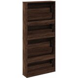 Ormarić za cipele s ogledalom 4razine Smeđi hrast 63x17x134 cm | Eponuda.ba