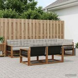  Set vanjskih sofa 7 kom. Prirodna i svjetlosiva | shoptok.hr