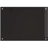  Kuhinjski zid 2 pcs Crna 70 x 50 cm Staklo otporno na udarce | shoptok.hr