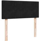 Box spring krevet s madracem crni 120 x 200 cm baršunasti | shoptok.hr