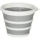 Vedro Clean Silr, 10 L, Siva, Bela