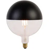LED prigušiva sijalica sa poklopcem FILAMENT G200 E27/6W/230V 1800K crna CRI 90