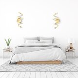 Toolight ZIDNA svjetiljka LED SPRING APP827-W ZLATNA | shoptok.hr