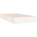  Posteljni okvir bel trden les 90x200 cm, (20684735) | Shoptok.si