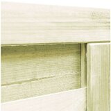 vidaXL Vrtna vrata impregnirana borovina 100x125 cm zelena | Shoptok.si