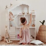  LULILO drvena polica za knjige, kućica za lutke 2u1 CALLA 116cm XXL | shoptok.hr