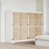 vidaXL Vrata ormara 4 pcs Smeđa 140.5 x 49.5 x 2.1 cm Masivna borovina | shoptok.hr