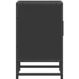 vidaXL Noćni ormarić crni 40x31x50 cm Konstruirano drvo i metal | shoptok.hr
