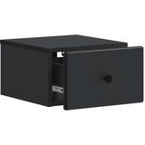 Noćni ormarić za montažu na zid 2 pcs Crna 34 5 x 33 x 20 cm | shoptok.hr