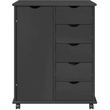 Mobilni ormar Siva 63 5 x 39 x 79 cm Čvrsto borovo drvo - Siva | shoptok.hr