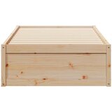  Okvir kreveta bez madraca 75 x 190 cm od masivne borovine | shoptok.hr