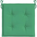 vidaXL jastuci za vrtne stolice 4 kom zeleni 40 x 40 x 3 cm | shoptok.hr