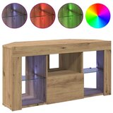  Kotni LED TV ormar 100 x 40 x 50 cm Umjetnički hrast | shoptok.hr