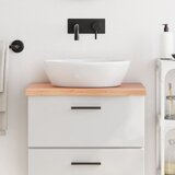  Kupaonska radna ploča svjetlosmeđa 60x30x(2-4) cm masivno drvo | shoptok.hr