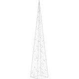  Akrilni ukrasni stožac s LED svjetlima hladni bijeli 90 cm | shoptok.hr