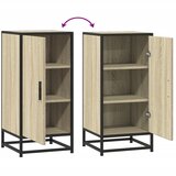  Komoda boja hrasta 35,5 x 35 x 76 cm konstruirano drvo i metal | shoptok.hr