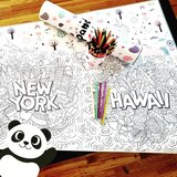 Coloring Panda Bojanka u roli od 3 metra s motivima gradova | shoptok.hr