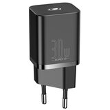 Baseus Adapter hišni polnilec 220v super-si quick charge 30w vhod type c - original (eu blister) črn Cene