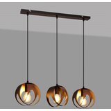  Luster na sajli MOONLIGHT 3xE27/15W/230V crni/bakreni | Eponuda.com