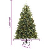  Umjetno božićno drvce sa šarkama i šiškama 210 cm | shoptok.hr