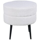 Venture Home okrugli puf Pot ⌀40 × 40 cm, bijela | shoptok.hr