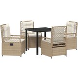  Set od 5 vrtnih stolova bež poli ratana | shoptok.hr
