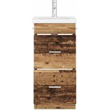 Kupaonski umivaonik s sudoperom Staro drvo 42 x 40 x 84,5 cm | shoptok.hr