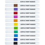  Markeri akrilni Centrum 12 boja 2-4mm u PVC vrećici 12/1 89789 | shoptok.hr