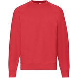 Fruit Of The Loom Czerwona bluza męska Raglan Sweat | Shoptok.si