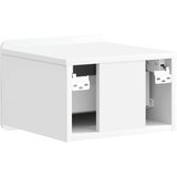  Stenski nočni omarici 2 pcs Bela visok sijaj 33 x 34,5 x 24 cm, (5000209460) | Shoptok.si