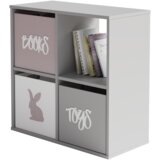 Kobi Furniture Knjižna omara Loni 2x2 bela, (21960526) Cene