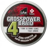 DAM struna crosspower 4-BRAID 150M green 0/17MM Cene