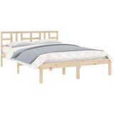  Posteljni okvir iz trdnega lesa 120x200 cm, (20644376) | Shoptok.si