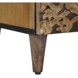 TV ormar s pohranom Smeđa 70 x 33,5 x 46 cm Čvrsto drvo manga | Eponuda.com