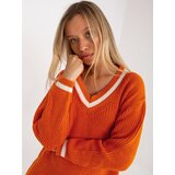 RUE PARIS Sweater-LC-SW-8023.55P-Dark Orange | Shoptok.si