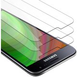 Cadorabo 3x Oklepna folija, združljiva z Samsung Galaxy J3 2016 - Zaščitna folija v visoka prosojnost - 3-pack Kaljeno zaščitno steklo za zaslone s trdoto 9H in združljivostjo s 3D dotikom, (20548561) Cene