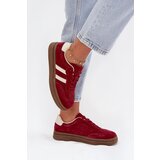 EVENTO Women's Suede Sneakers on Platform Bordeaux Sylviona | shoptok.hr