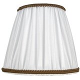  duolla - abažur za stolnu i podnu lampu E27, prečnik 18,5 cm, bela/braon | Eponuda.com