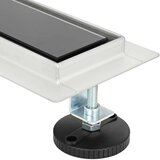  Tuš odtok Stekleni pokrov s 360° sifonom Črna 50 cm, (5000248851) | Shoptok.si