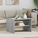  Klubska miza Siva Sonoma 60 x 50 x 40 cm Konstruiran les, (5000120426) | Shoptok.si