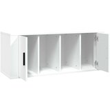 TV ormarić bijeli 100 x 35 x 40 cm od konstruiranog drva | shoptok.hr
