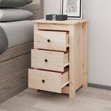 Noćni ormarić 40 x 35 x 61,5 cm od masivne borovine | shoptok.hr