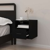  Zidni noćni ormarić crni 50x36x40 cm | shoptok.hr